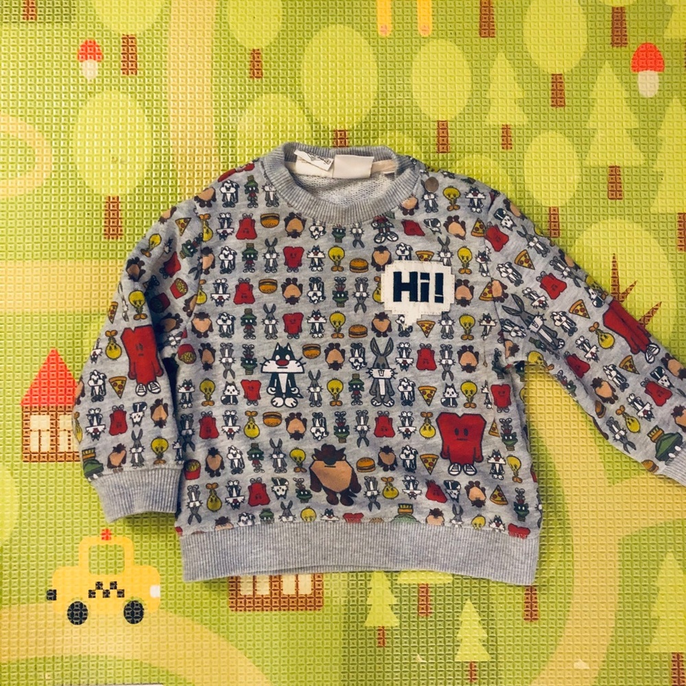 Zara Baby Boy looney tunes sweatshirt